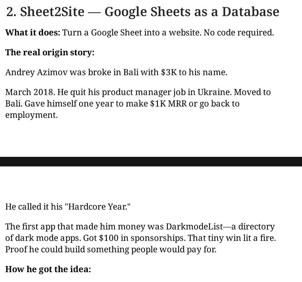 Startup case study 1